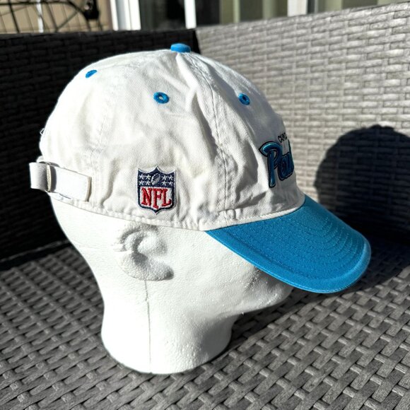 Vintage 90s Reebok Carolina Panthers NFL Adjustable Snapback‎ Cap Hat Rare - Picture 6 of 8